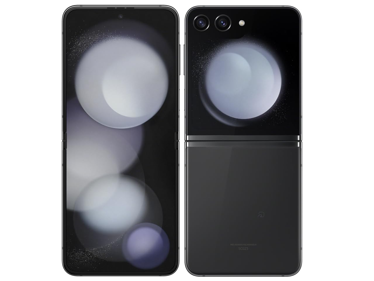 Amazon | Galaxy Z Flip5 SCG23、グラファイト、256GB、折りたたみ